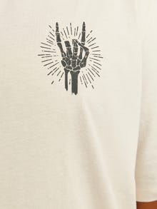Jack & Jones Plus Size Painettu T-paita -Moonbeam - 12270187