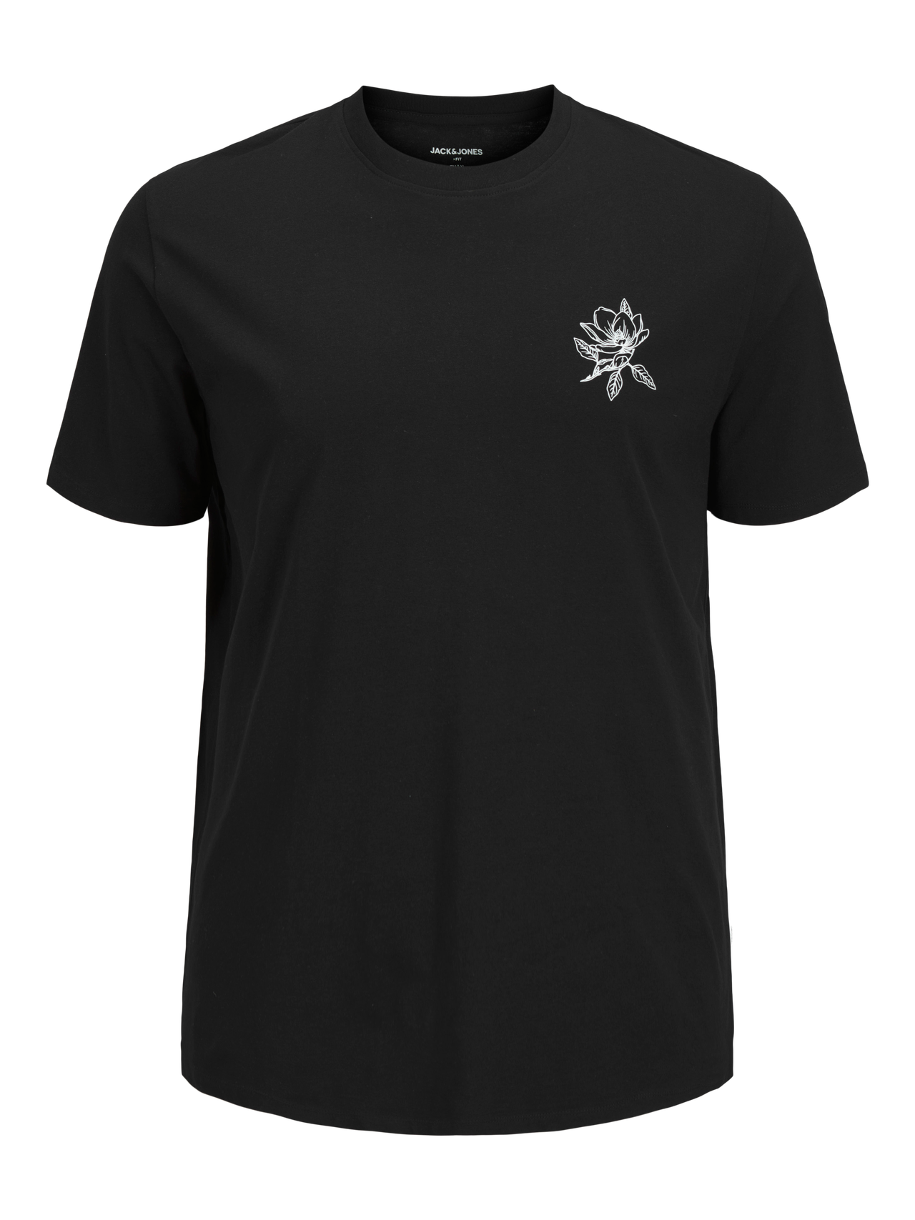 Jack & Jones Plus Size Camiseta Estampado -Black - 12270187