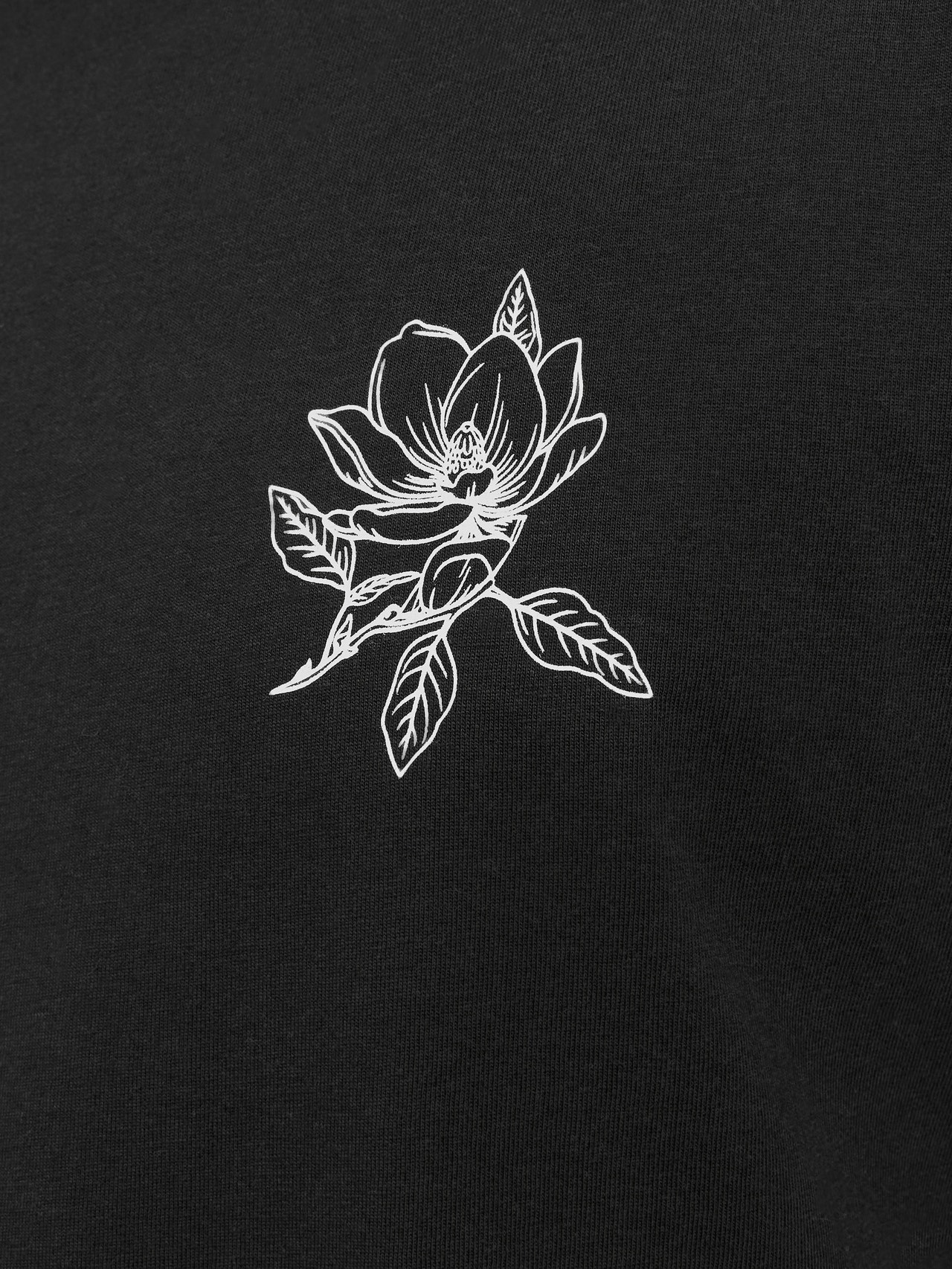 Jack & Jones Plus Size Gedruckt T-shirt -Black - 12270187