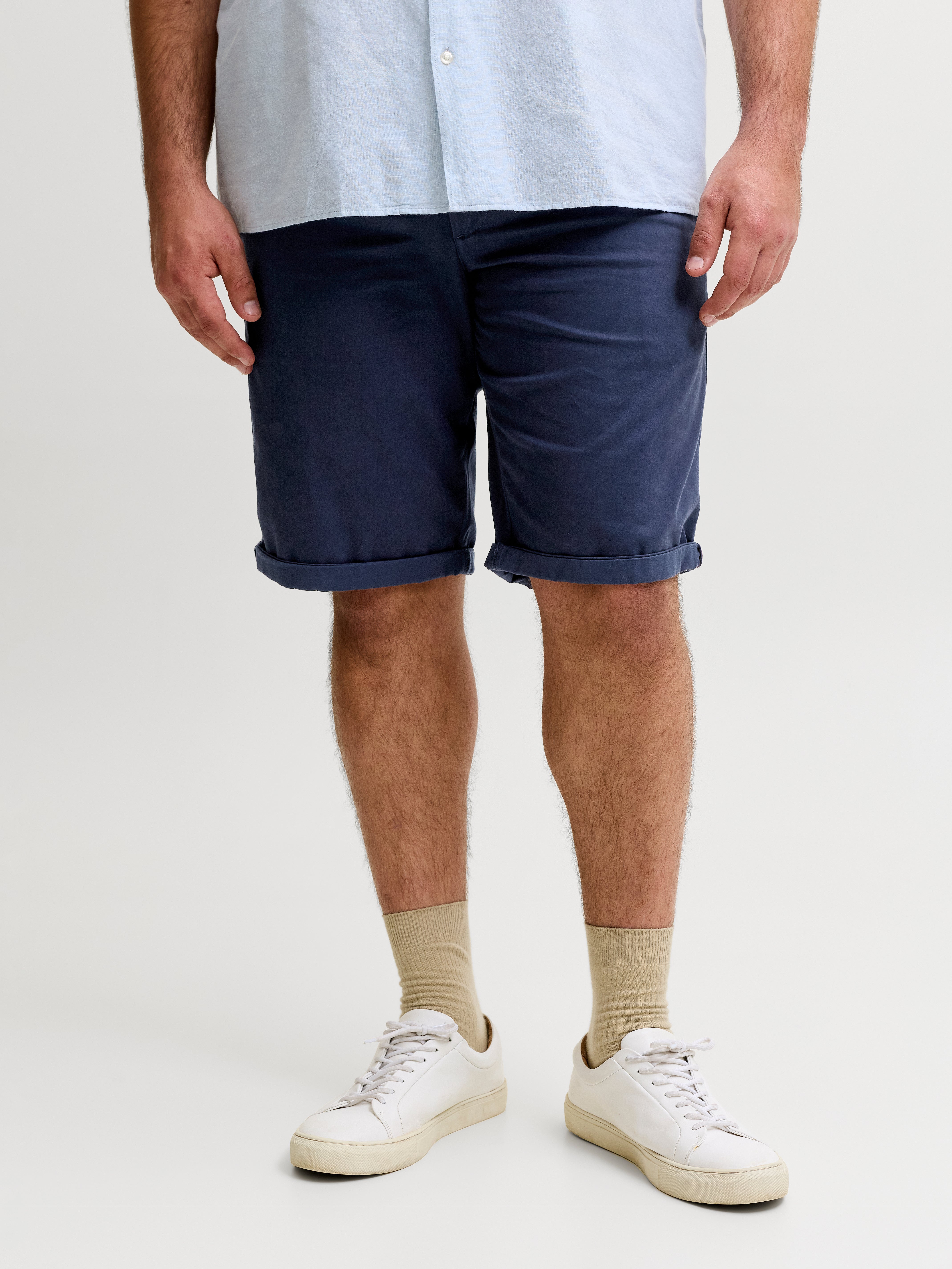 Plus Size Regular Fit Chino Shorts