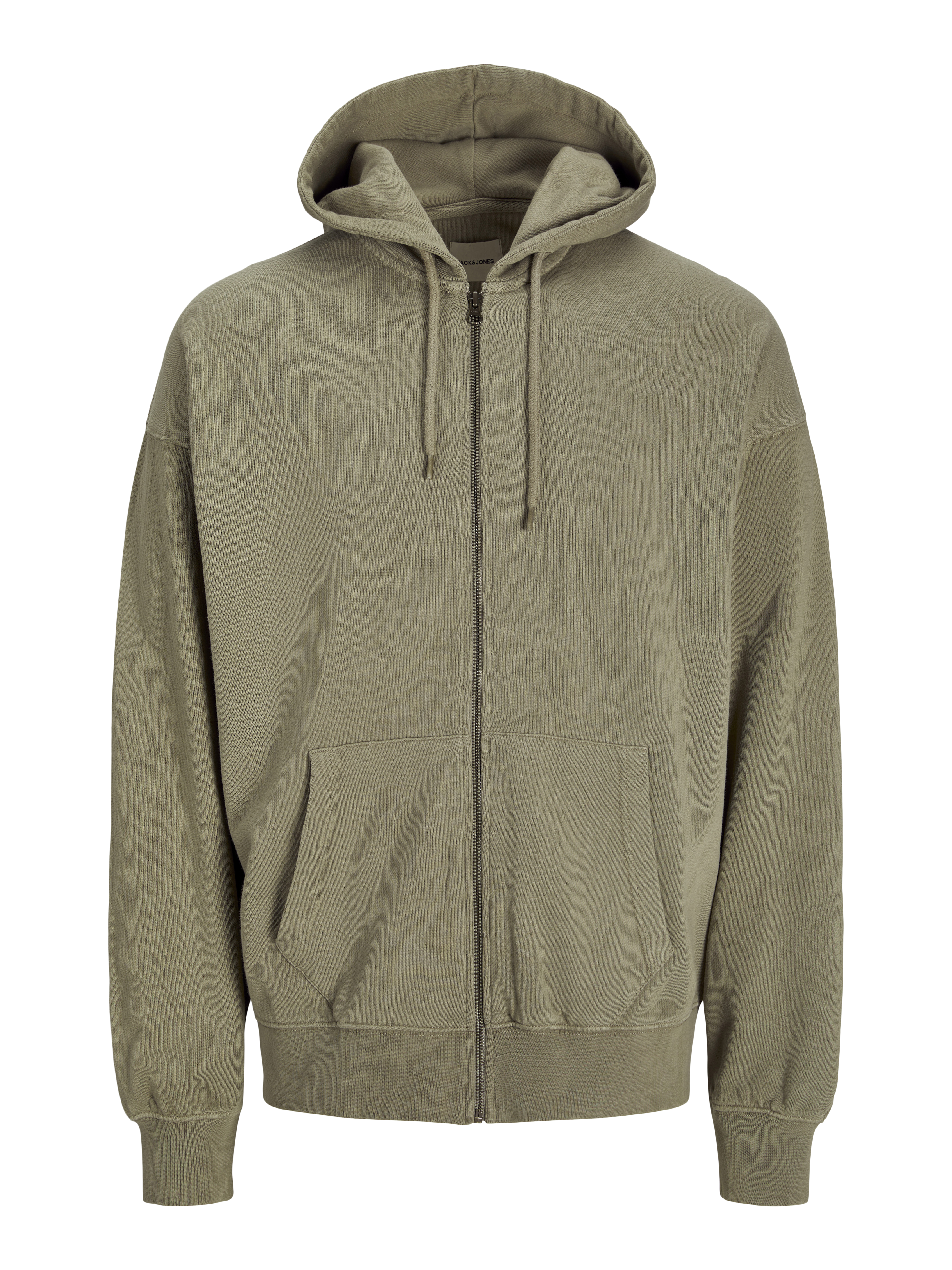 Thumbnail - Einfarbig Sweatshirt Mit Reißverschluss