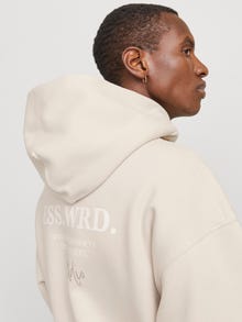 Jack & Jones Sweat à capuche Imprimé -Moonbeam - 12270475