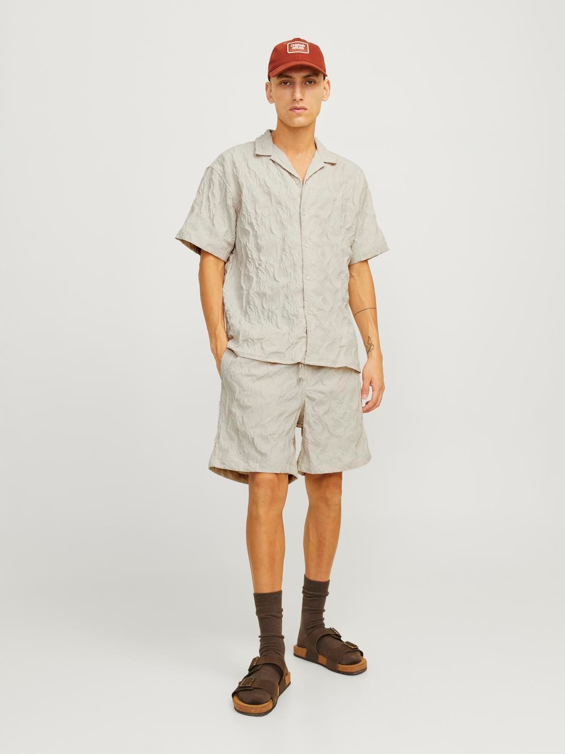 Jack & Jones Relaxed Fit Hemd -Moonbeam - 12270516