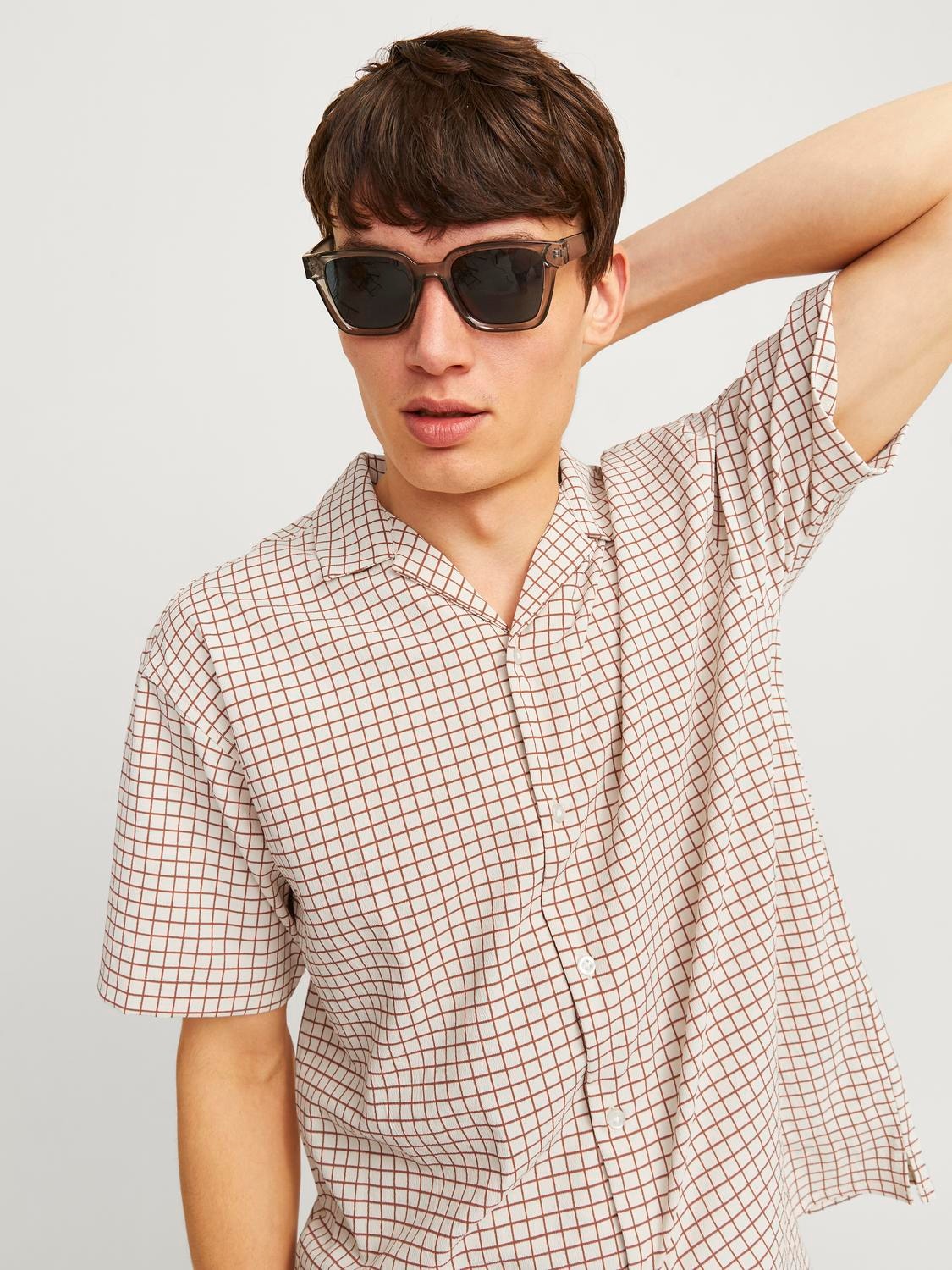 Jack & Jones Camisa Relaxed Fit -Moonbeam - 12270516