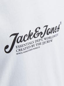 Jack & Jones Logotipas Marškinėliai Jaunimui -White - 12270609