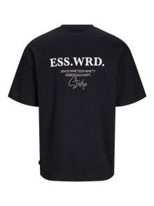Jack & Jones T-shirt Estampar -Black - 12270638
