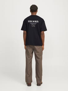 Jack & Jones Camiseta Estampado Cuello redondo -Black - 12270638