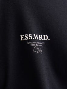 Jack & Jones Koszulki z nadrukiem Okrągły dekolt T-shirt -Black - 12270638