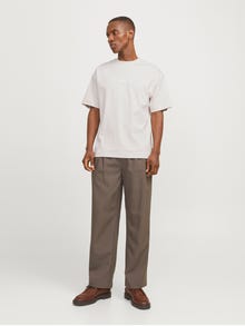 Jack & Jones Printed Round Neck T-shirt -Moonbeam - 12270638