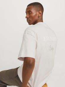 Jack & Jones Spausdintas raštas Marškinėliai -Moonbeam - 12270638