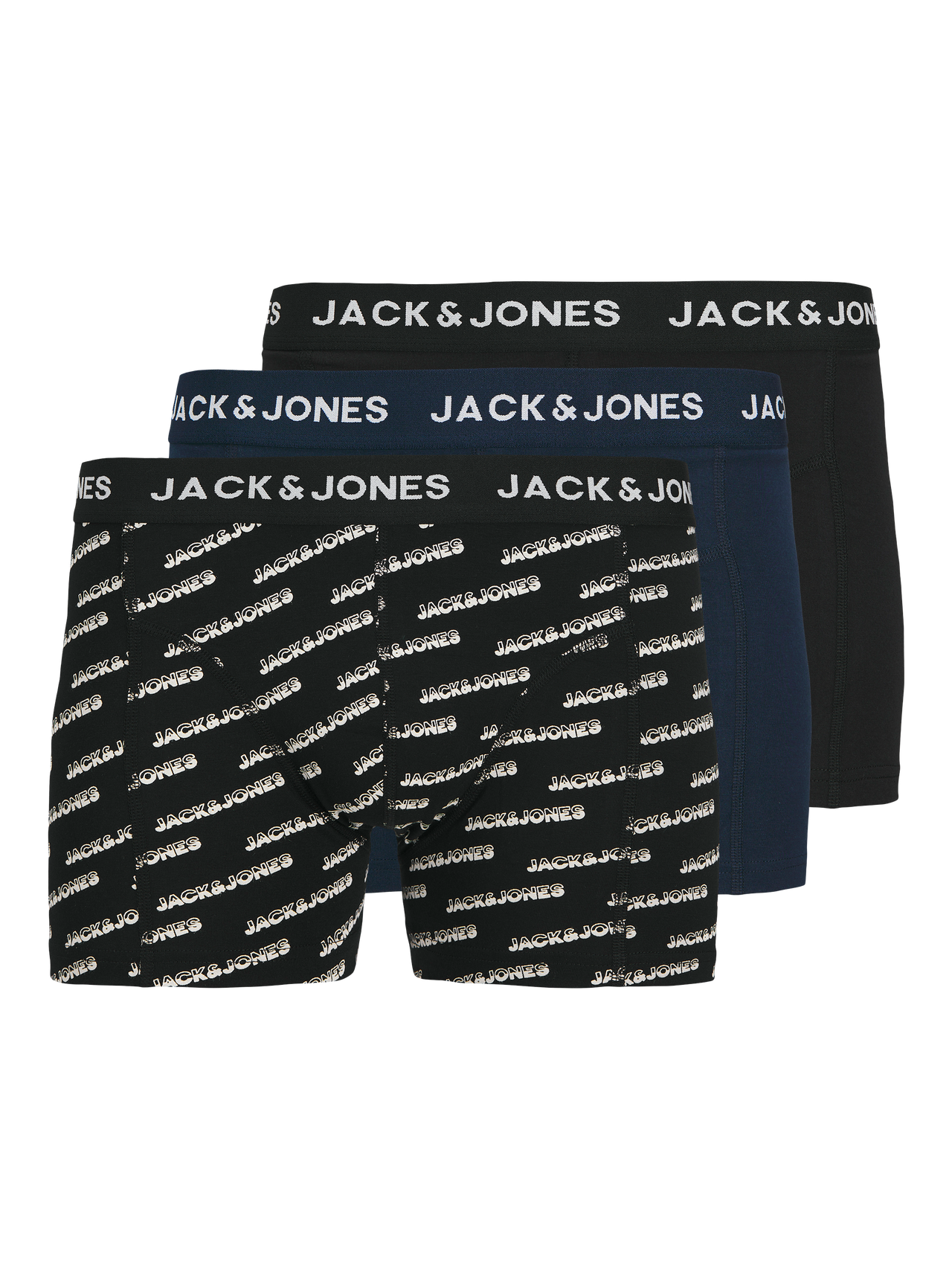 Jack & Jones 3-pack Trunks -Navy Blazer - 12270763
