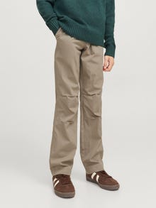 Jack & Jones Parašiutinės kelnės Jaunimui -Crockery - 12270817