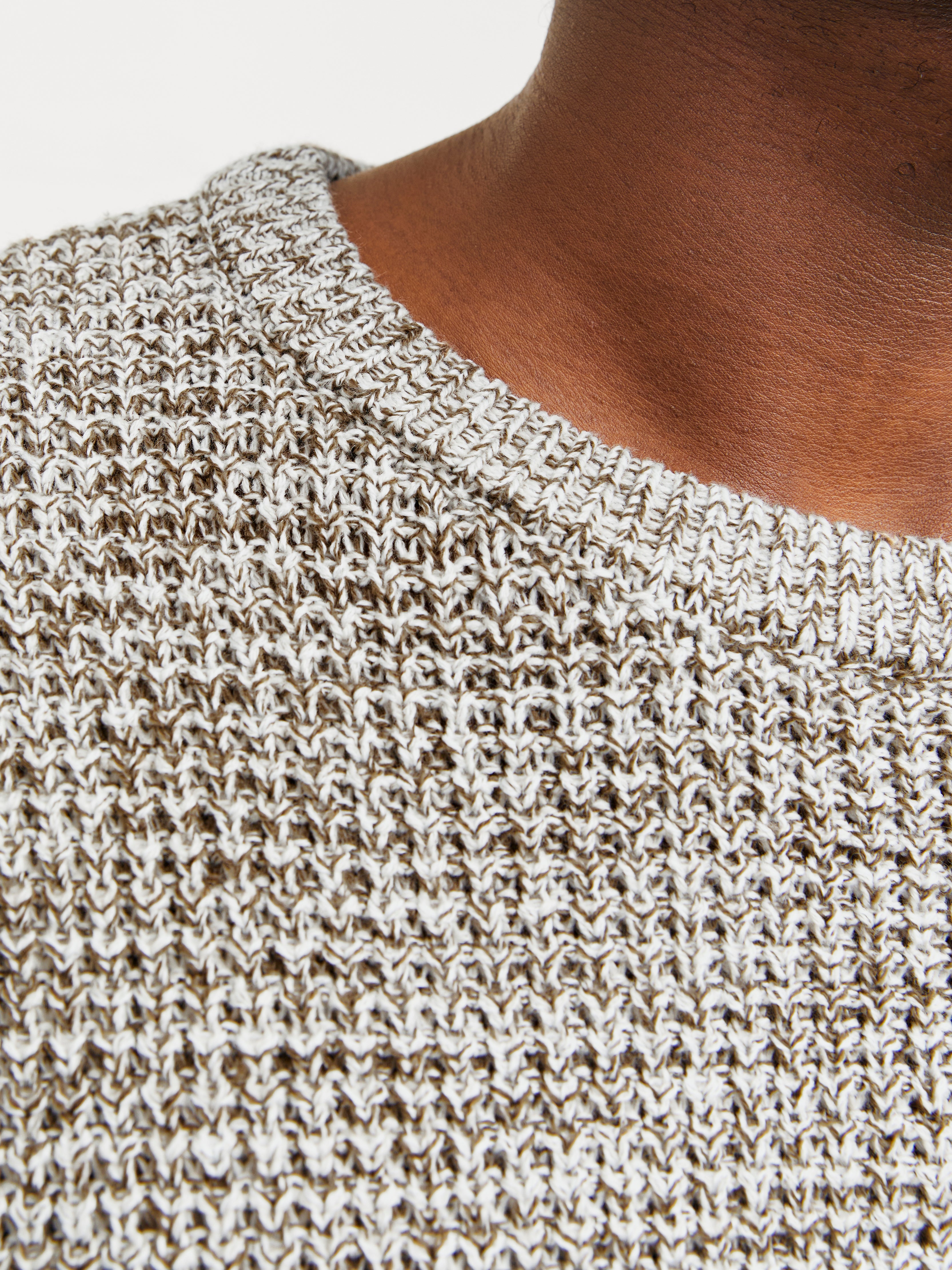 Plain Knitted pullover Dark Brown Jack & Jones®