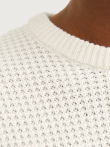 Jack & Jones Einfarbig Strickpullover -Sea Salt - 12270919