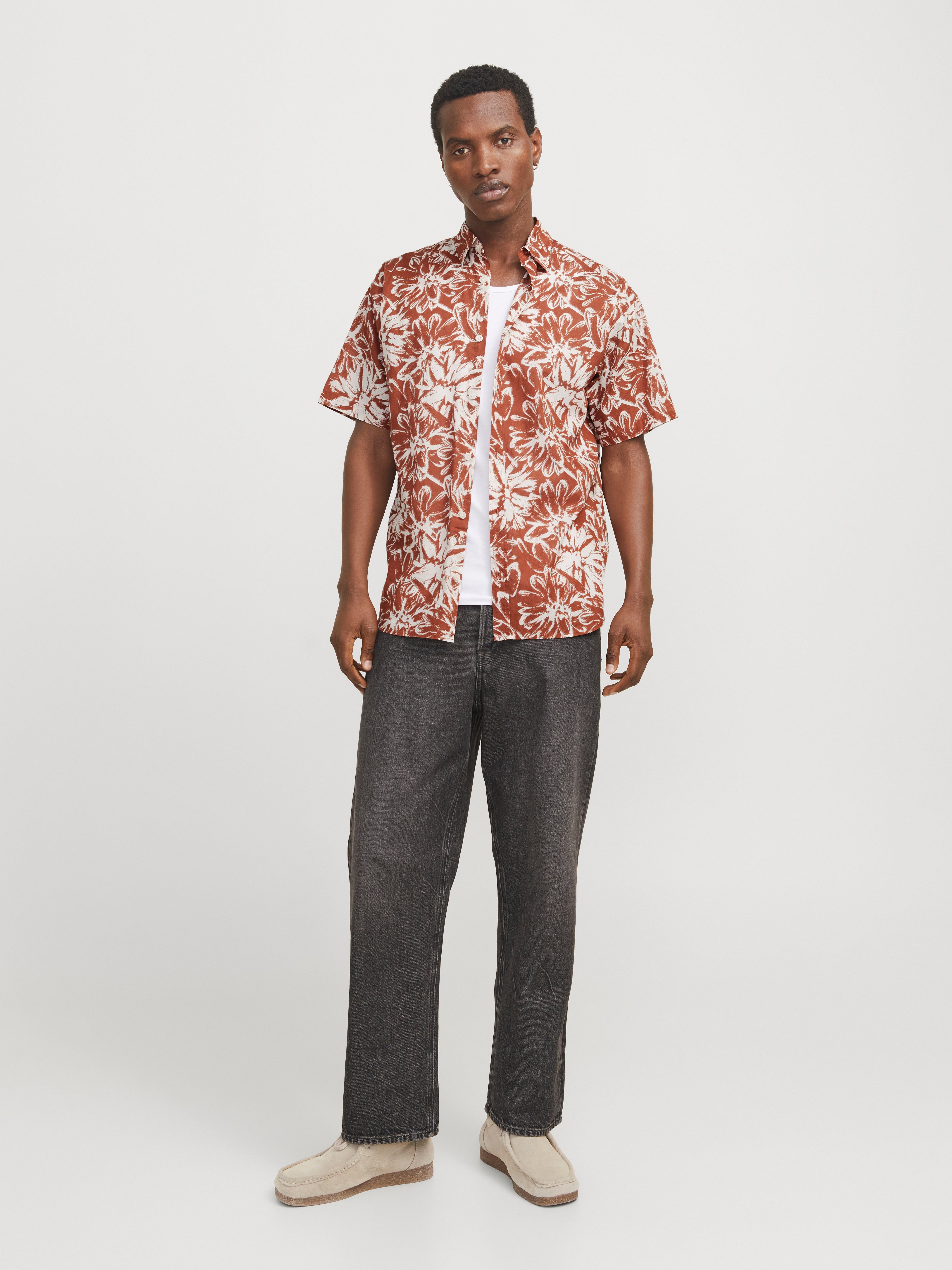 Thumbnail - Wide Fit Hawaii-hemd