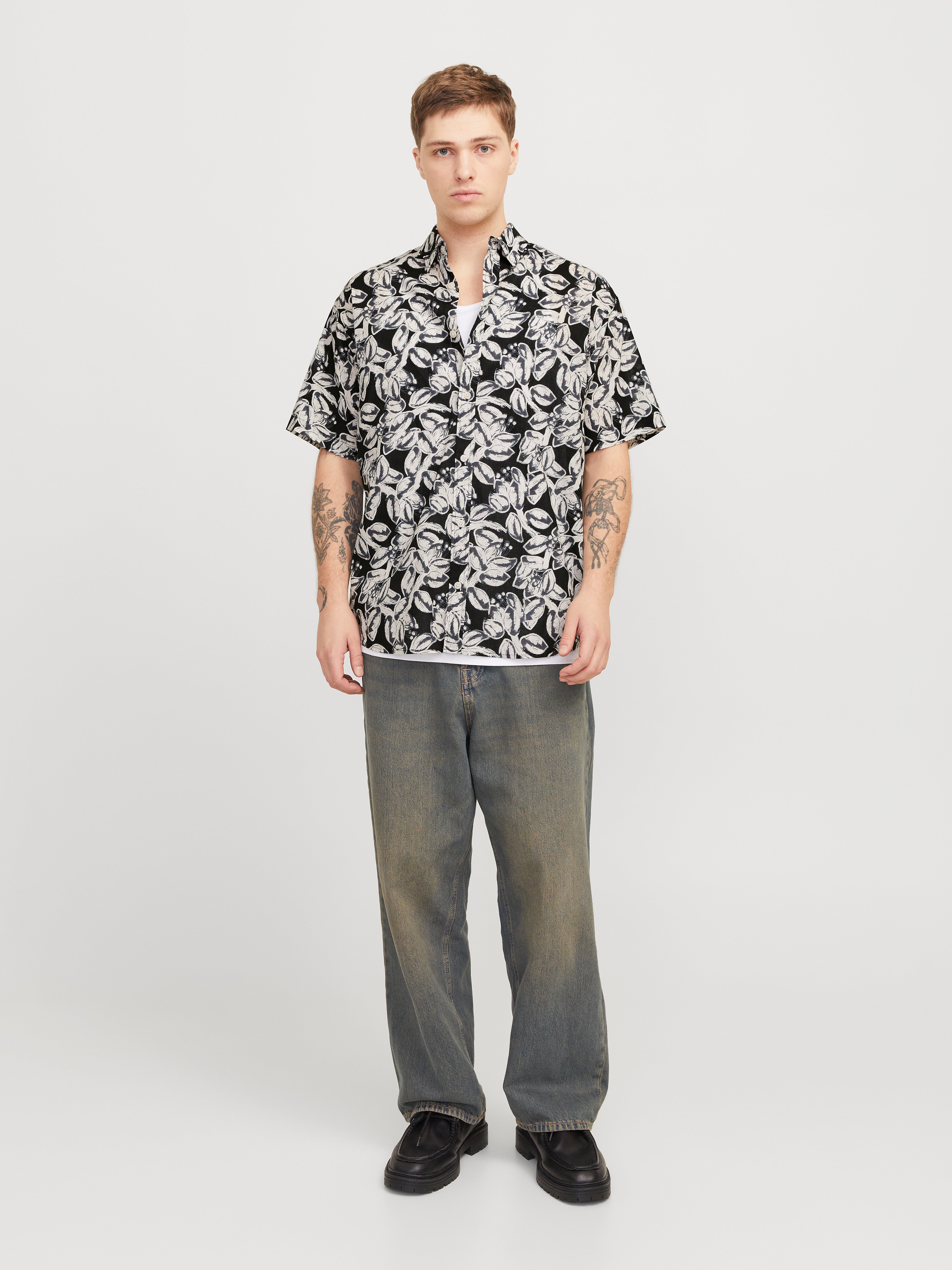 Thumbnail - Wide Fit Hawaii-hemd