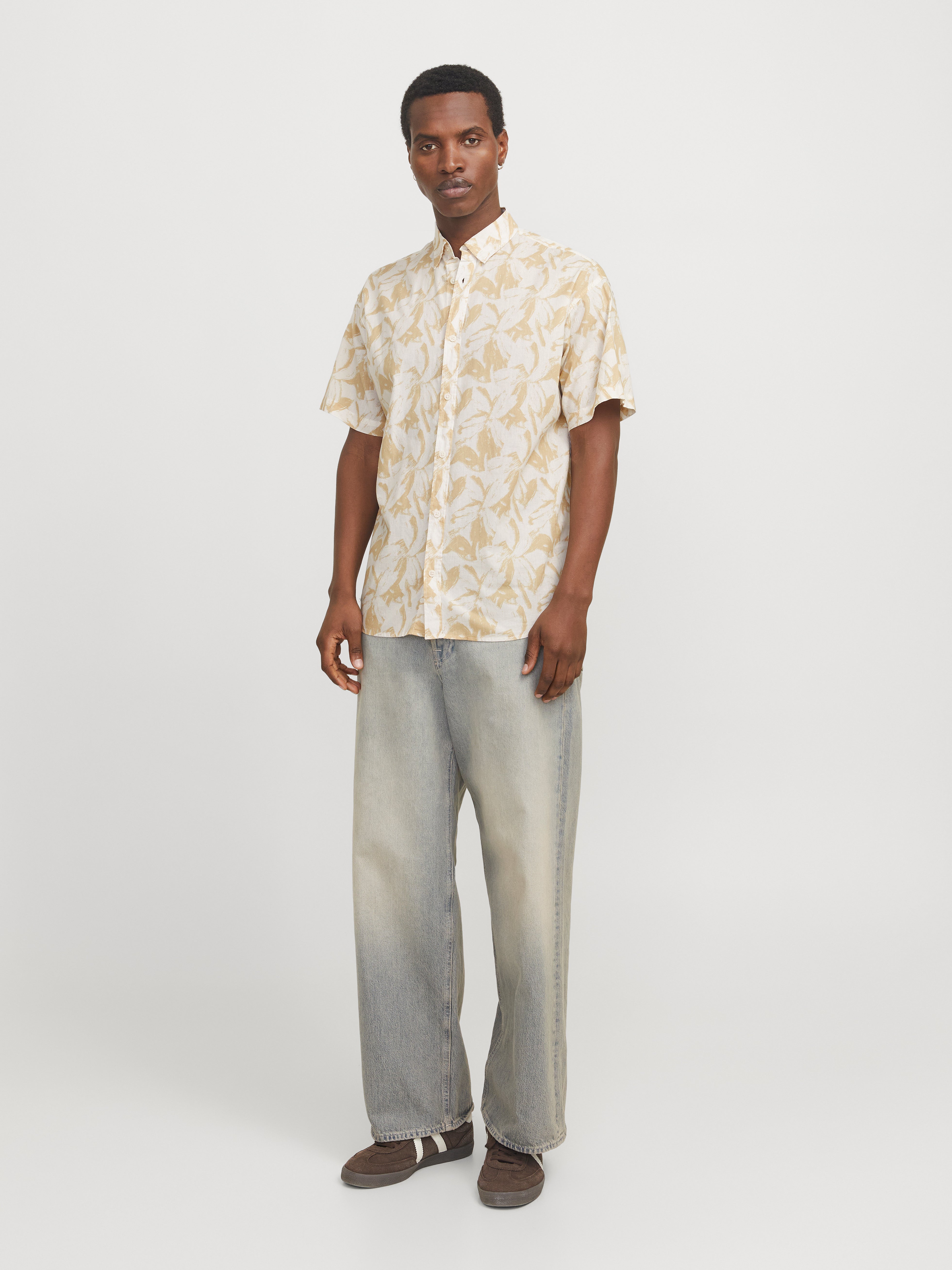 Thumbnail - Wide Fit Hawaii-hemd