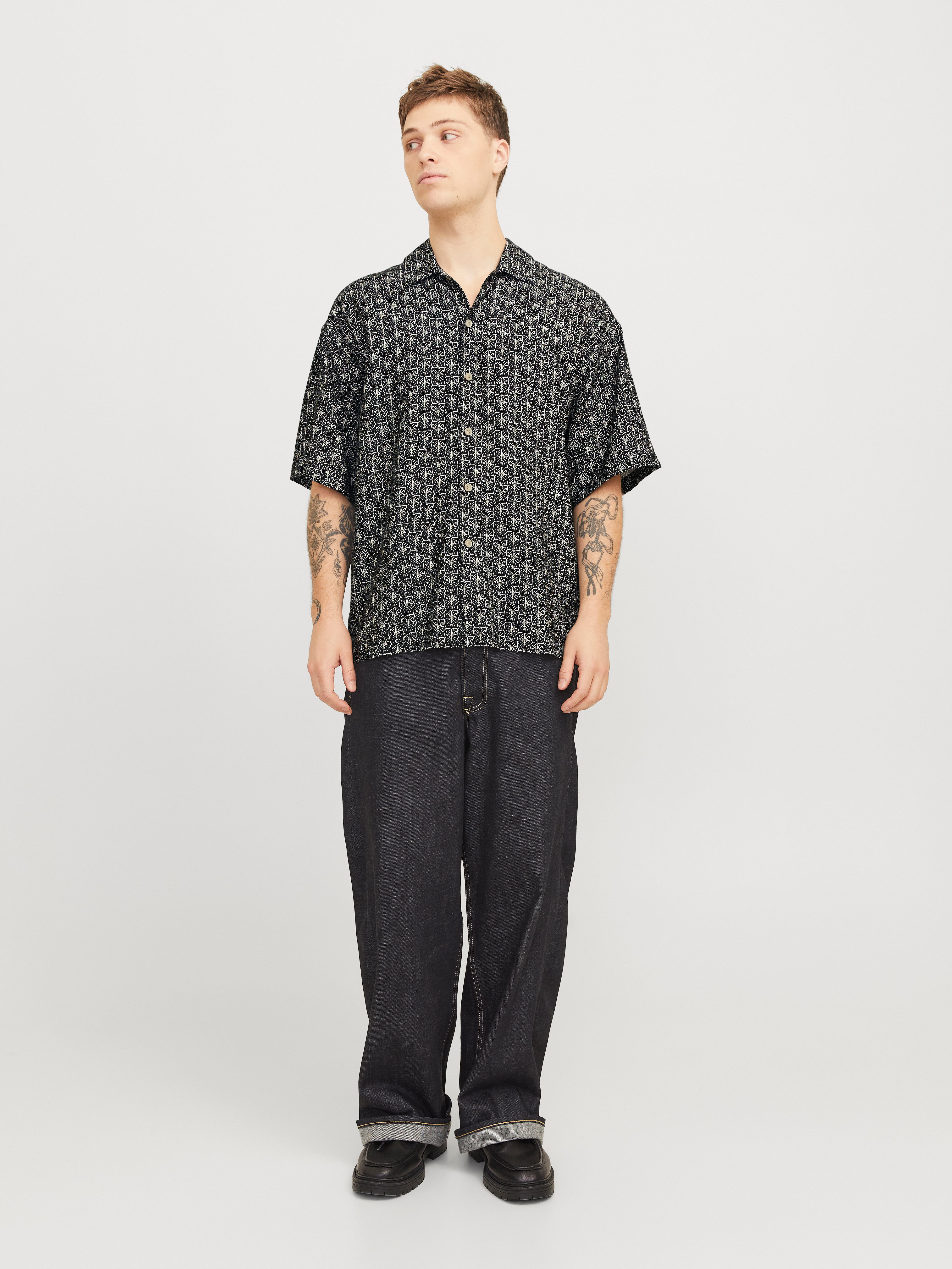 Thumbnail - Wide Fit Hawaii-hemd