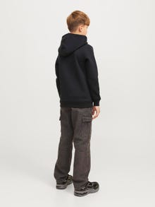 Jack & Jones Printet Hættetrøje Junior -Black - 12271328