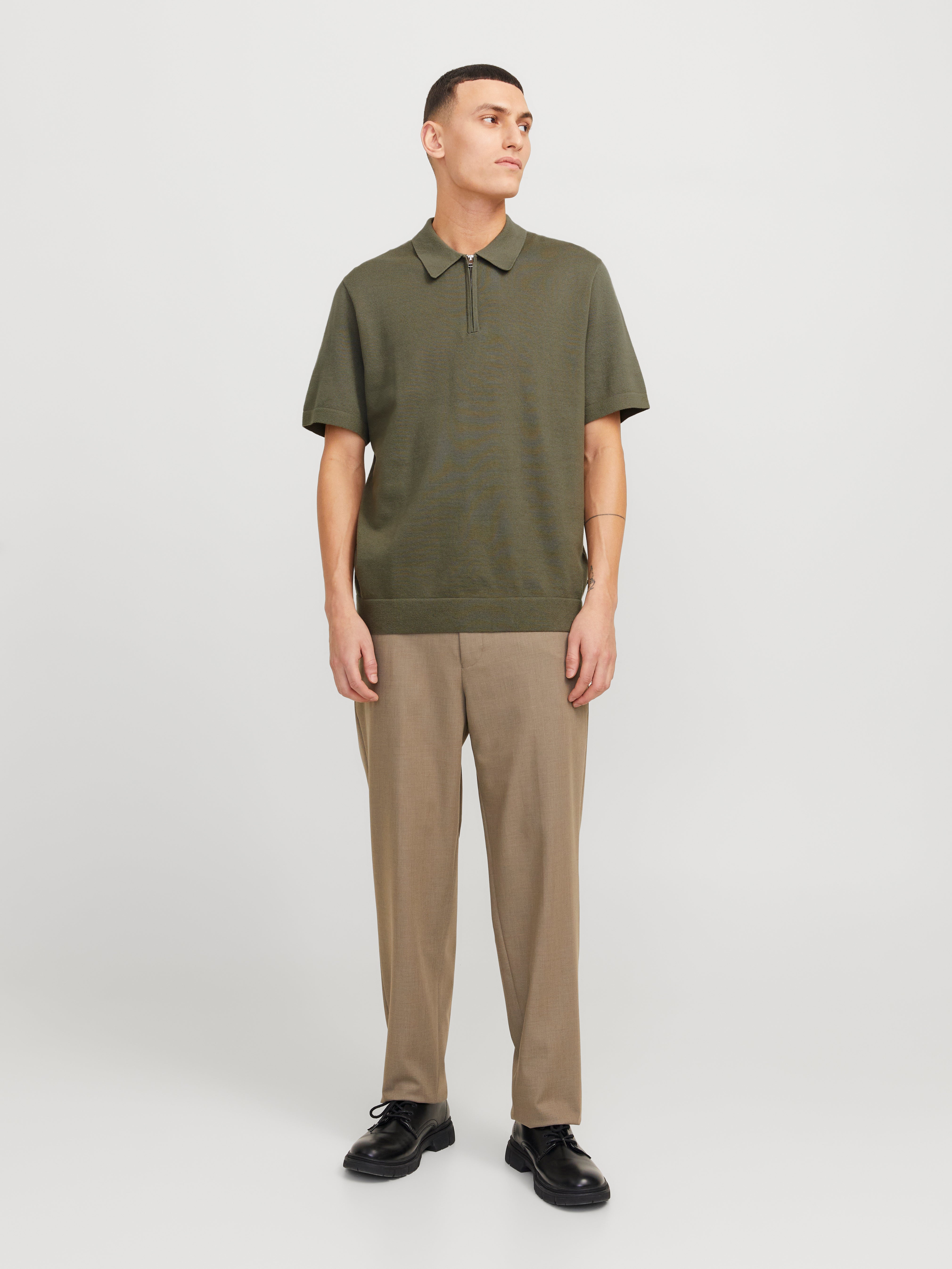 Thumbnail - Einfarbig Poloshirt