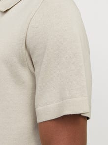 Jack & Jones Einfarbig Poloshirt -Silver Lining - 12271401