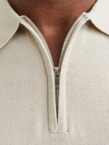Jack & Jones Einfarbig Poloshirt -Silver Lining - 12271401