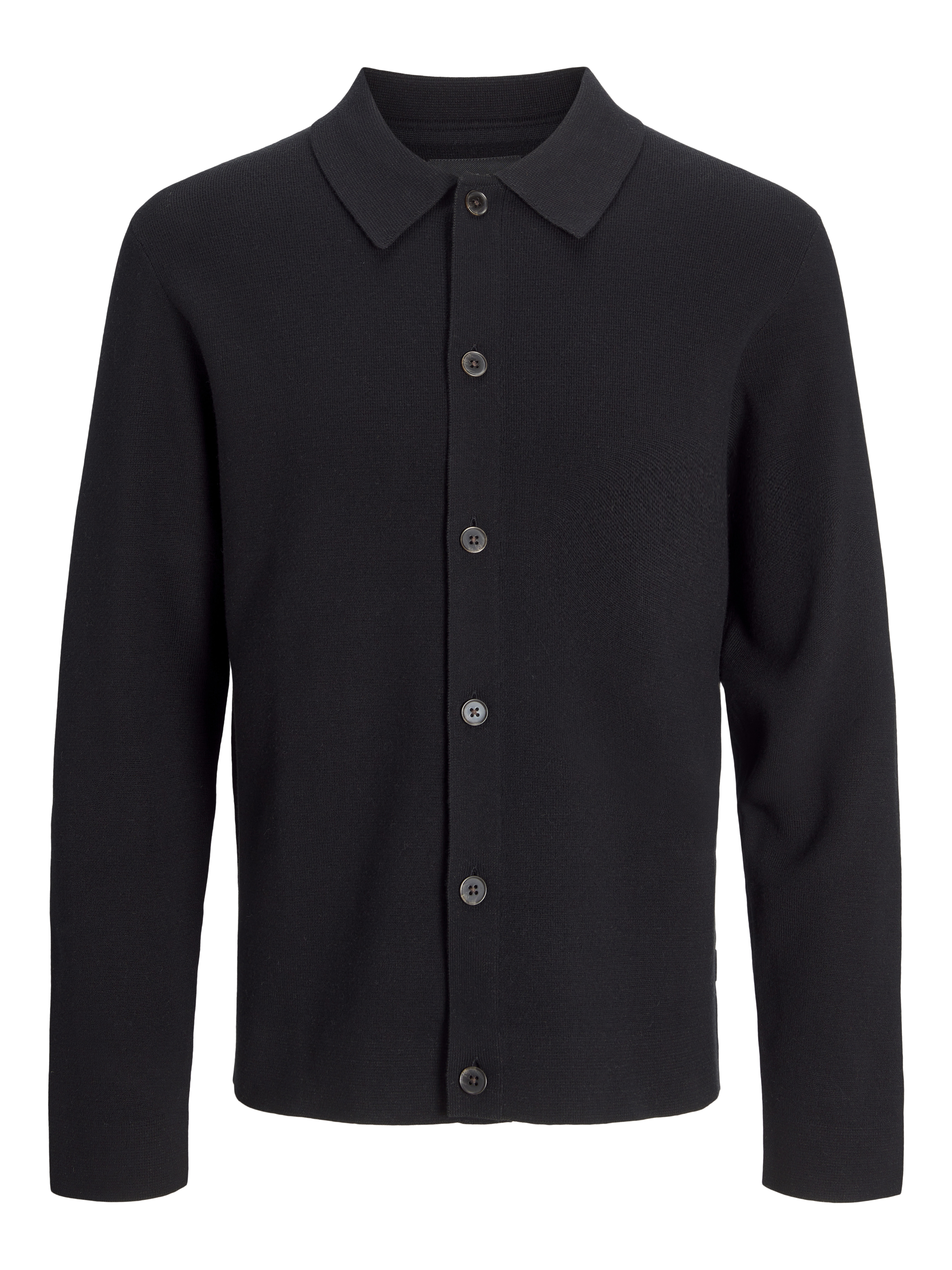 Jack&Jones maglia girocollo in lana nero