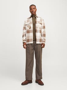 Jack & Jones Pull en maille -Shitake - 12271405