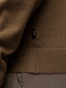 Jack & Jones Einfarbig Strickpullover -Shitake - 12271405