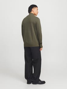 Jack & Jones Pleteni pulover -Tea Leaf - 12271405