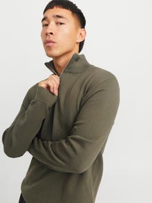 Jack & Jones Pleteni pulover -Tea Leaf - 12271405