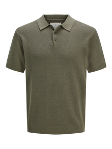 Jack & Jones Vienspalvis Polo -Tea Leaf - 12271483