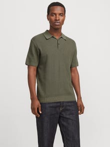 Jack & Jones Vienspalvis Polo -Tea Leaf - 12271483