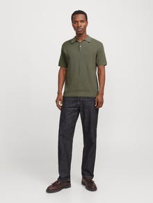 Jack & Jones Vienspalvis Polo -Tea Leaf - 12271483