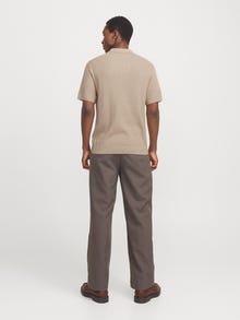 Jack & Jones Vienspalvis Polo -Greige - 12271483