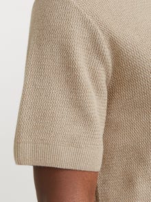 Jack & Jones Vienspalvis Polo -Greige - 12271483