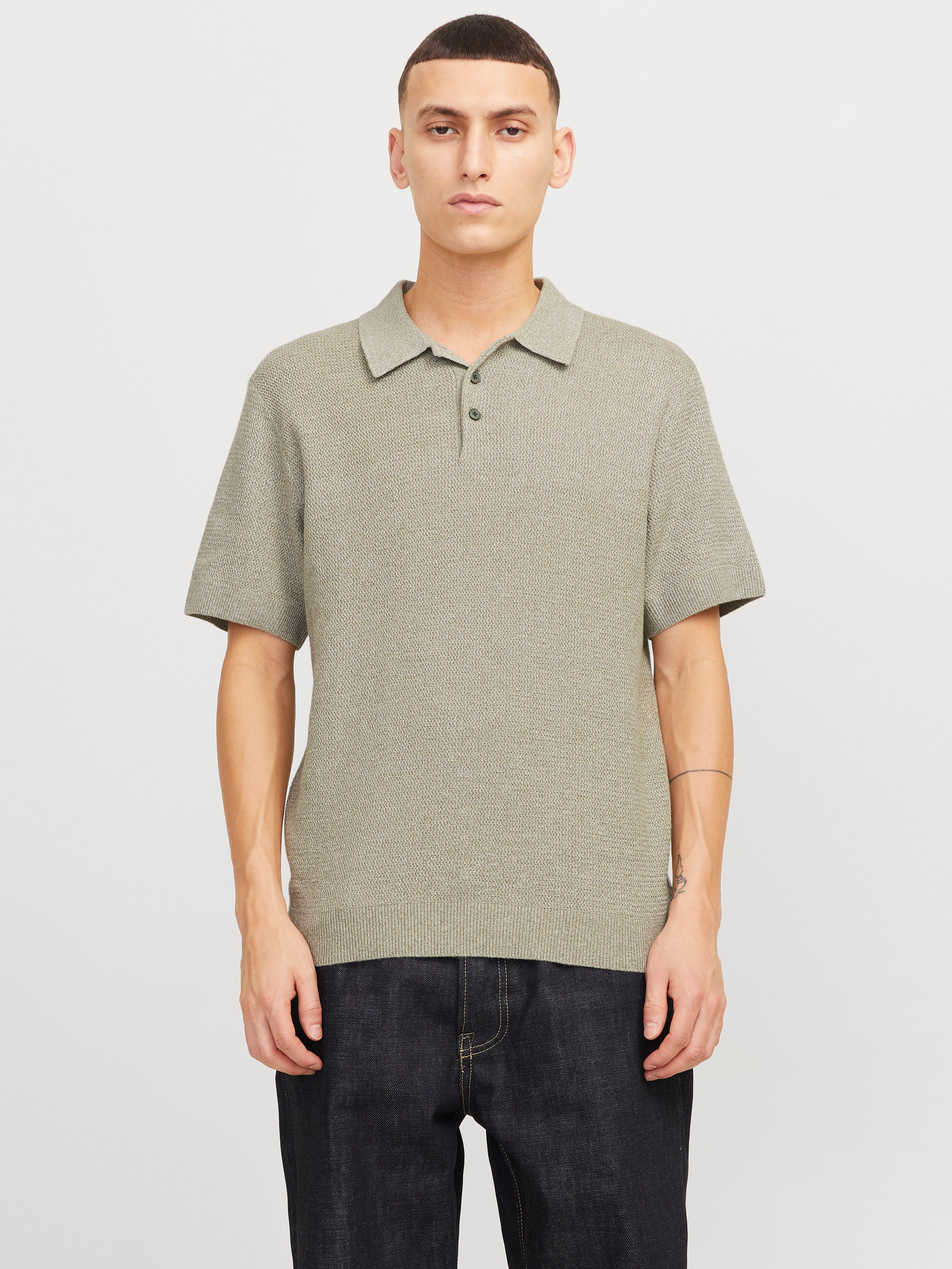 Thumbnail - Einfarbig Poloshirt