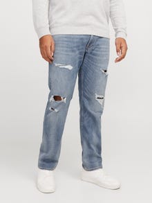 Jack & Jones Plius JJIGLENN JJCOLE CB 625 SN PLS Priglundantys džinsai -Blue Denim - 12271542