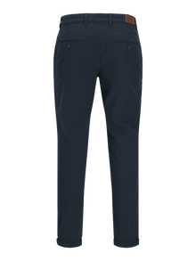 Jack & Jones Priglundantis kirpimas Chino kelnės -Navy Blazer - 12271621