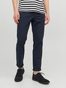 Jack & Jones Priglundantis kirpimas Chino kelnės -Navy Blazer - 12271621