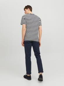 Jack & Jones Priglundantis kirpimas Chino kelnės -Navy Blazer - 12271621