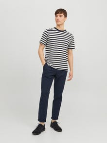 Jack & Jones Priglundantis kirpimas Chino kelnės -Navy Blazer - 12271621