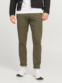 Jack & Jones Priglundantis kirpimas Chino kelnės -Olive Night - 12271621