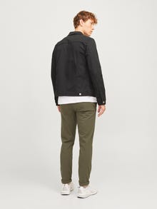 Jack & Jones Priglundantis kirpimas Chino kelnės -Olive Night - 12271621
