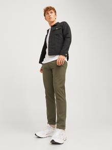 Jack & Jones Priglundantis kirpimas Chino kelnės -Olive Night - 12271621