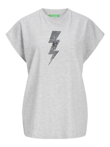 JJXX JXASTRID T-shirt -Light Grey Melange - 12271657