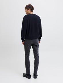 Jack & Jones JJIGLENN JJEVAN JJ 877 Jeans med slim fit -Black Denim - 12271962