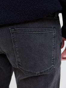 Jack & Jones JJIGLENN JJEVAN JJ 877 Jeans med slim fit -Black Denim - 12271962