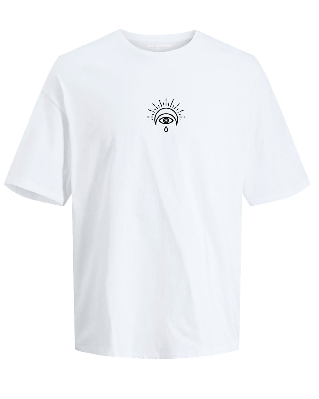 Jack & Jones Gedrukt Ronde hals T-shirt -Bright White - 12271980