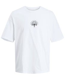 Jack & Jones T-shirt Imprimé Col rond -Bright White - 12271980